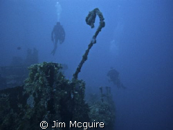 The bow of P-Buoy Kwajalein Atoll by Jim Mcguire 